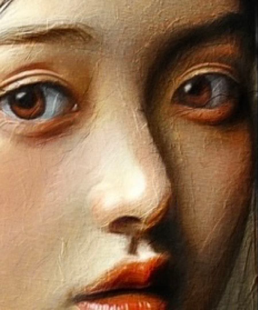 【最高傑作品】人物画　美しい女性をモデルにしたリアリズムアート作品