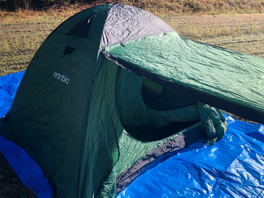 esnbia対水圧4000→ 2人用キャンプテント《完全自立型》【新品未使用】