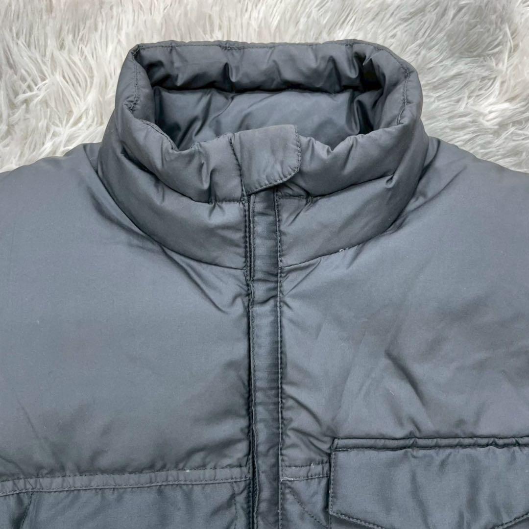 【STUSSY ステューシーダウンベスト中綿キルティンググレーM】