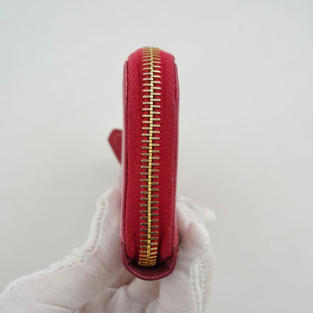 【未使用に近い】PRADA サフィアーノ　バイカラー　6連　キーケース