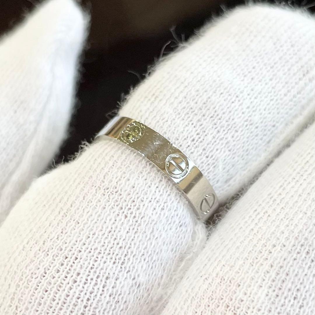 Cartier カルティエ ミニラブリング Pt950 プラチナ ラブリング