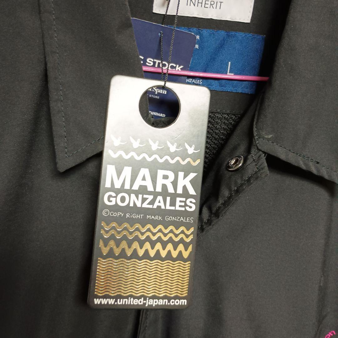 Mark Gonzales 刺繍ジャケット ブラック スケーター バックパック