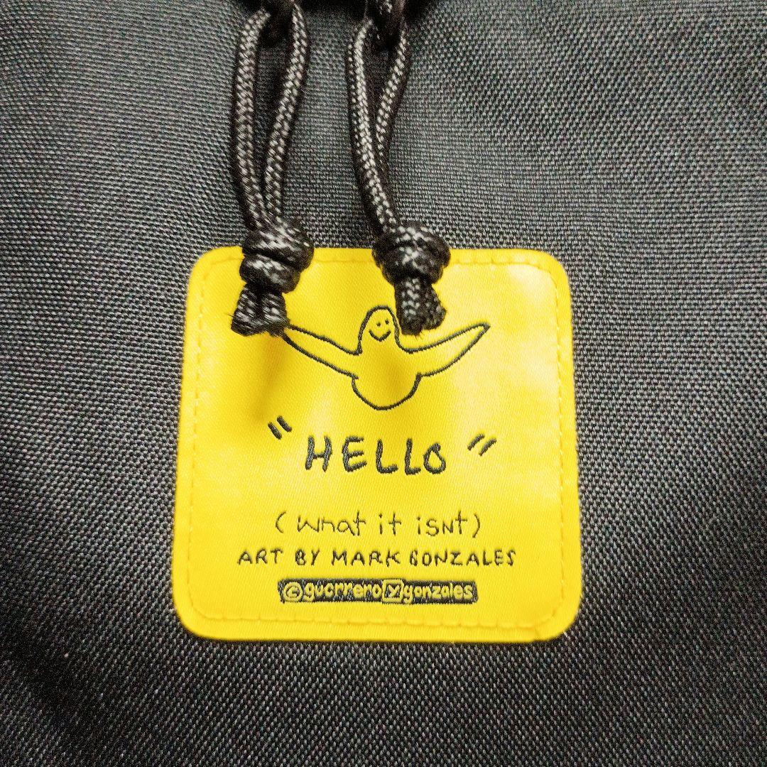 Mark Gonzales 刺繍ジャケット ブラック スケーター バックパック