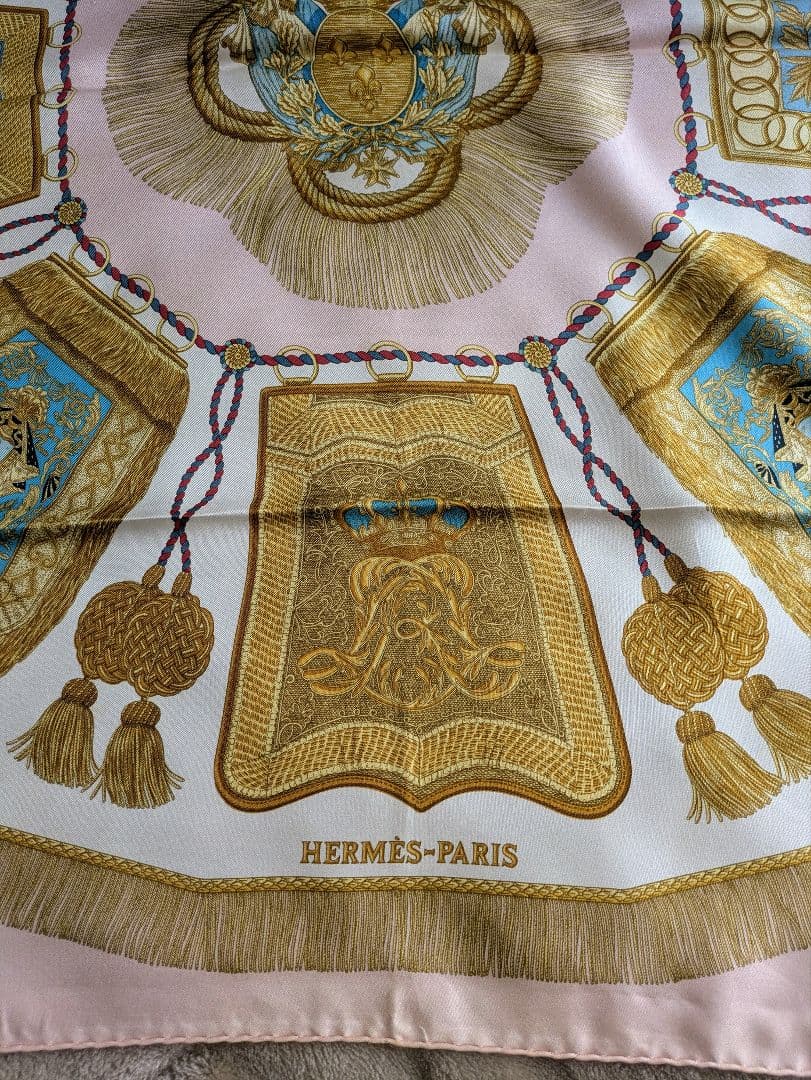 【連休SALE】HERMES エルメス　スカーフ　④