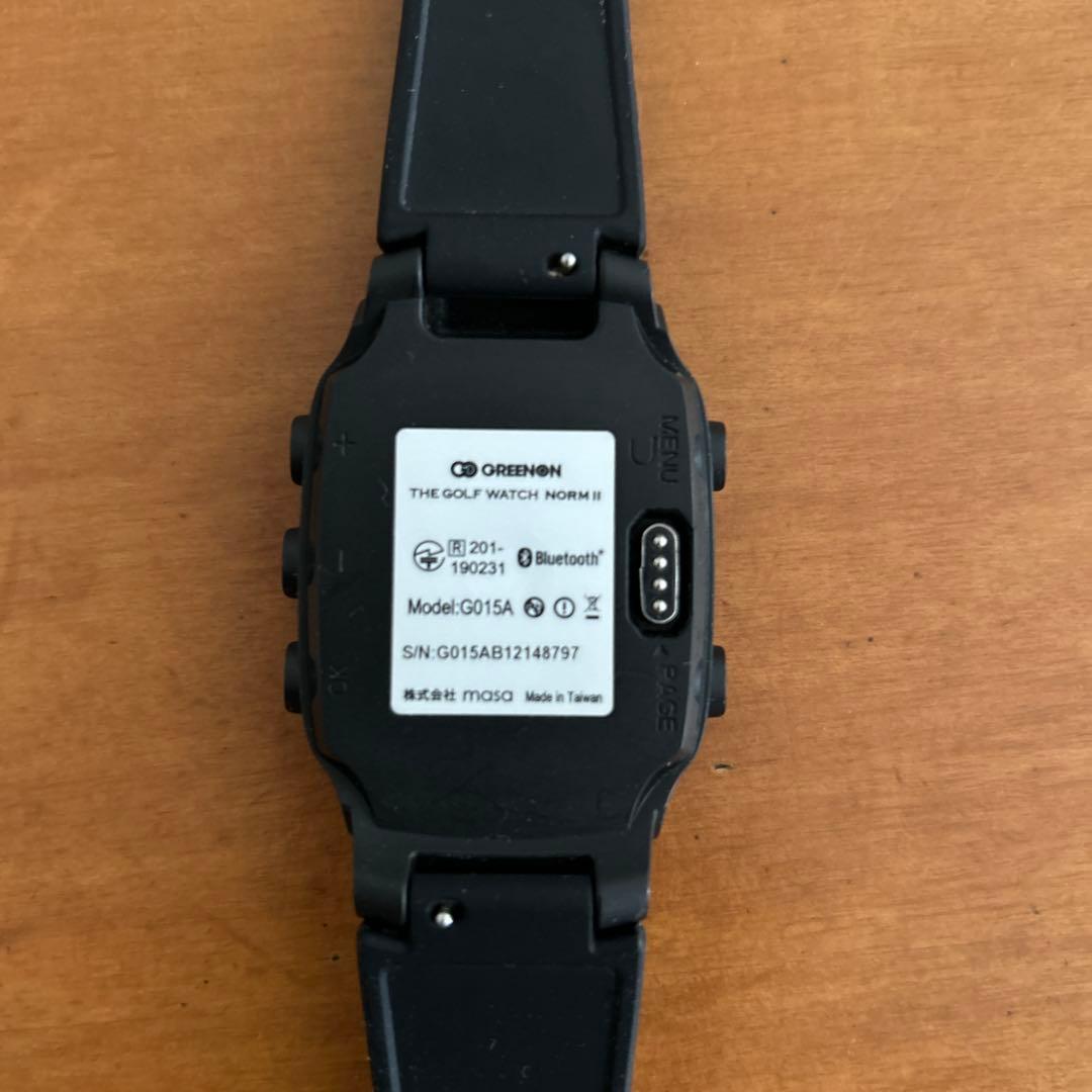 美品 GREENON GOLF WATCH NORM II GPSナビ