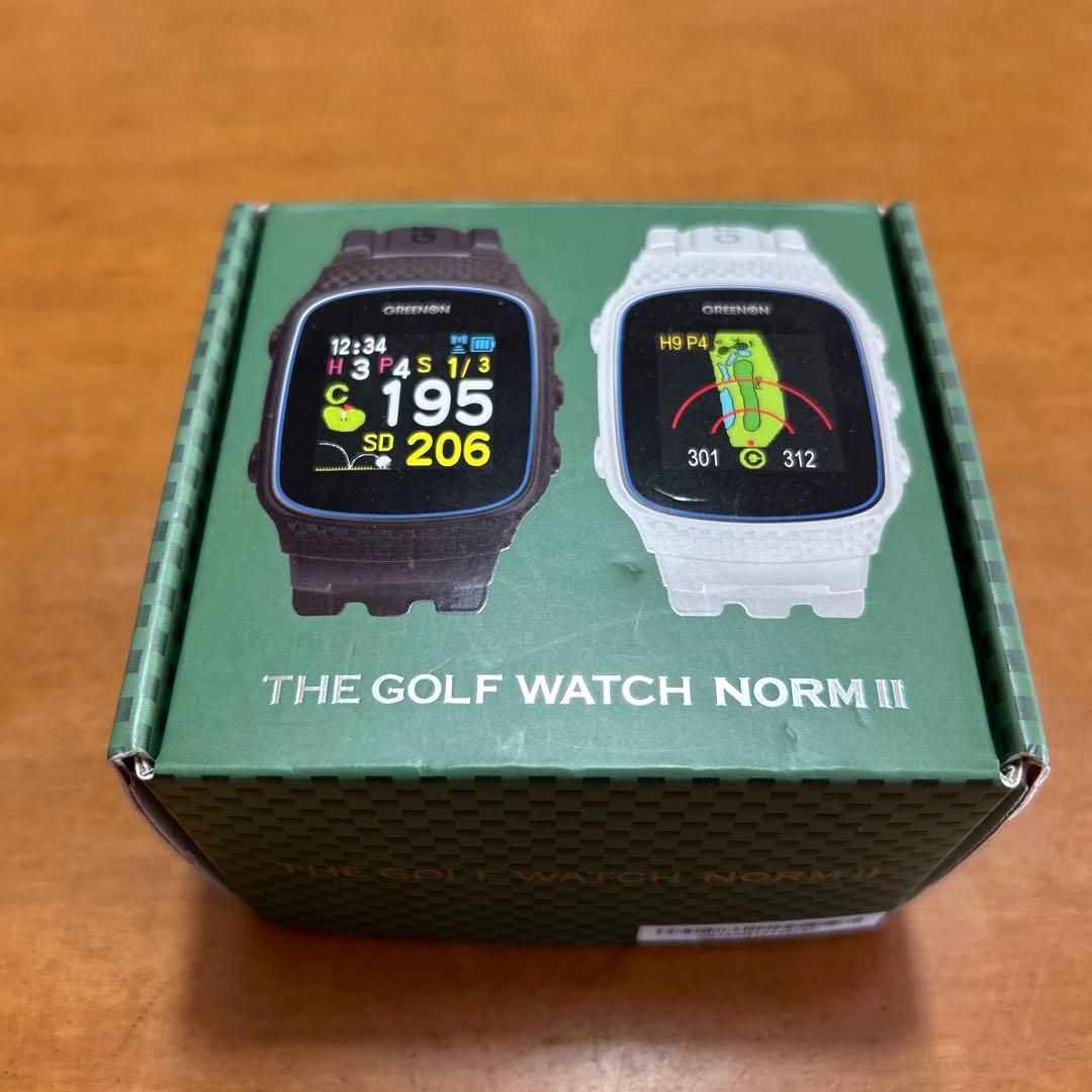 美品 GREENON GOLF WATCH NORM II GPSナビ