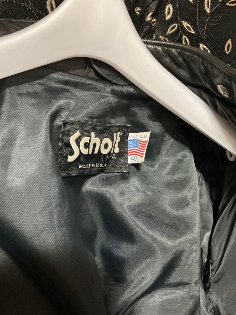 Schott シングルライダース 40 AT002