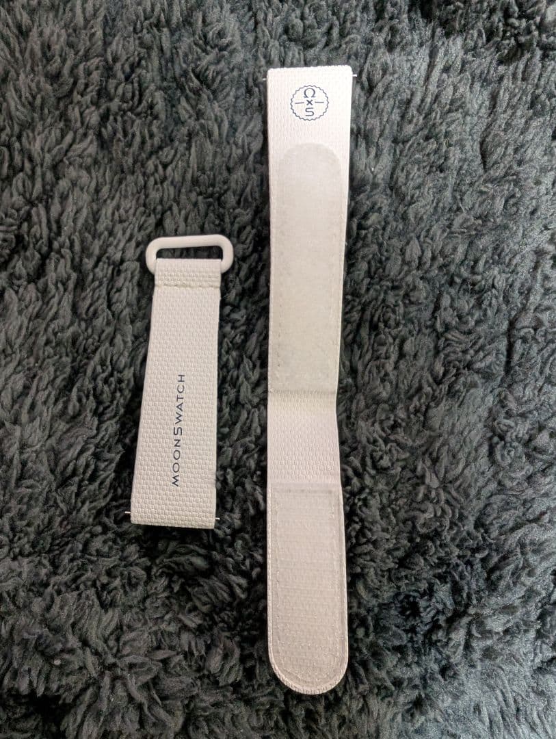 PANDA　OMEGA×SWATCH　ラバーベルト　純正　ホワイト　L