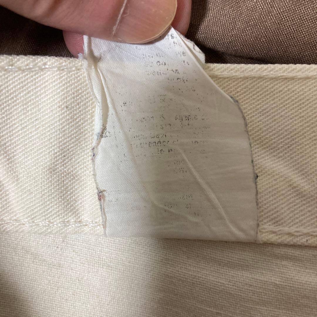 Carhartt ホワイト ワークパンツ