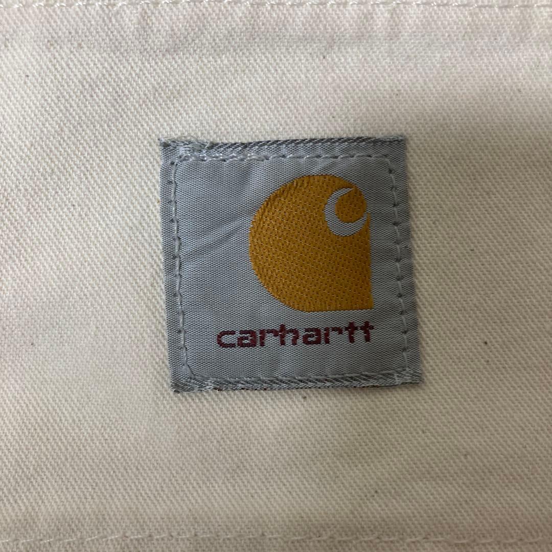 Carhartt ホワイト ワークパンツ
