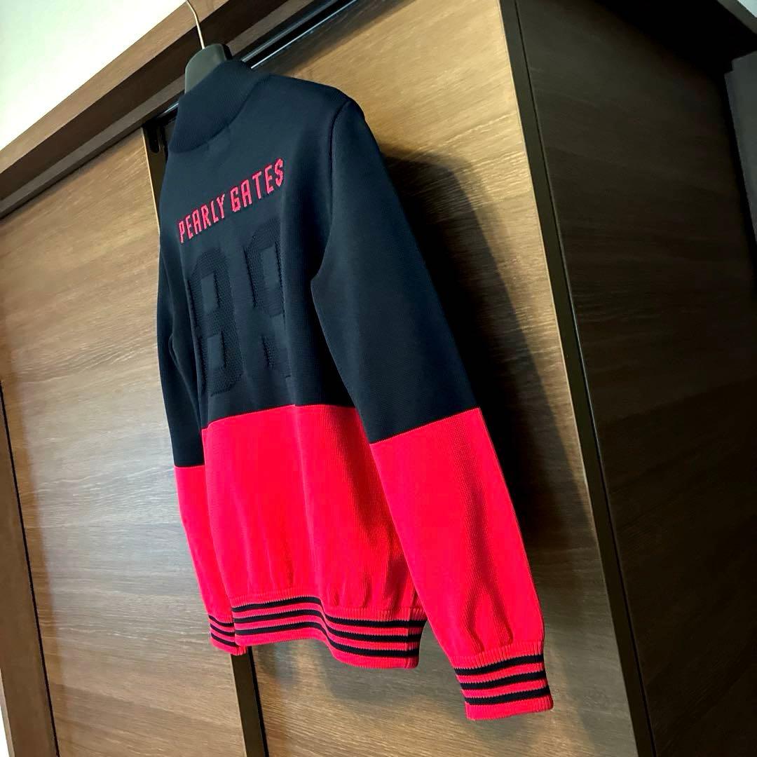 ☆新品タグ付 春夏商品 パーリーゲイツ バイカラー ジップアップセーター『1』☆