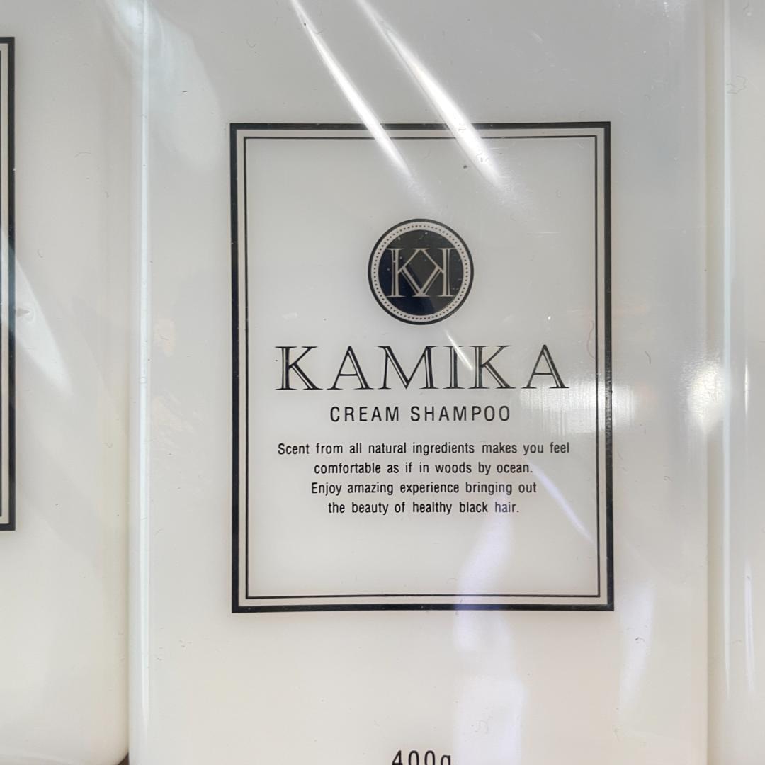 新品未開封 KAMIKA カミカ クリームシャンプー 400g 3本セット