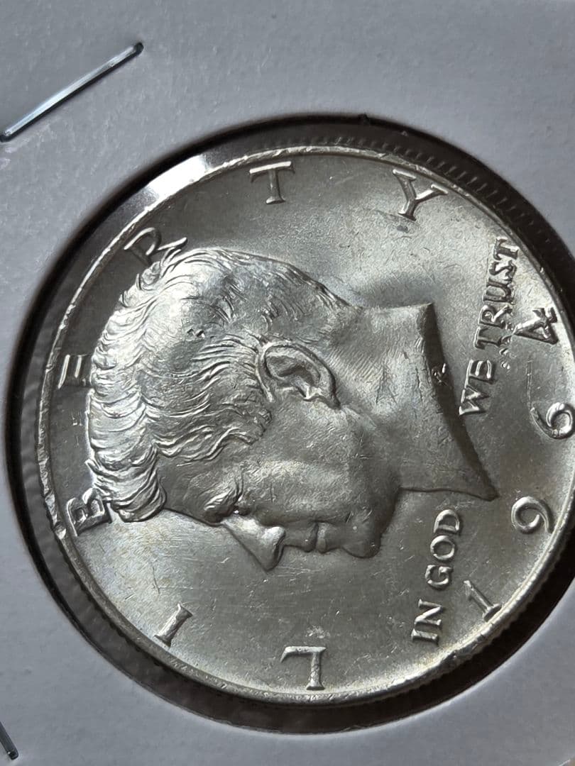 アメリカ合衆国　ケネディ大統領　ハーフダラー銀貨　1964