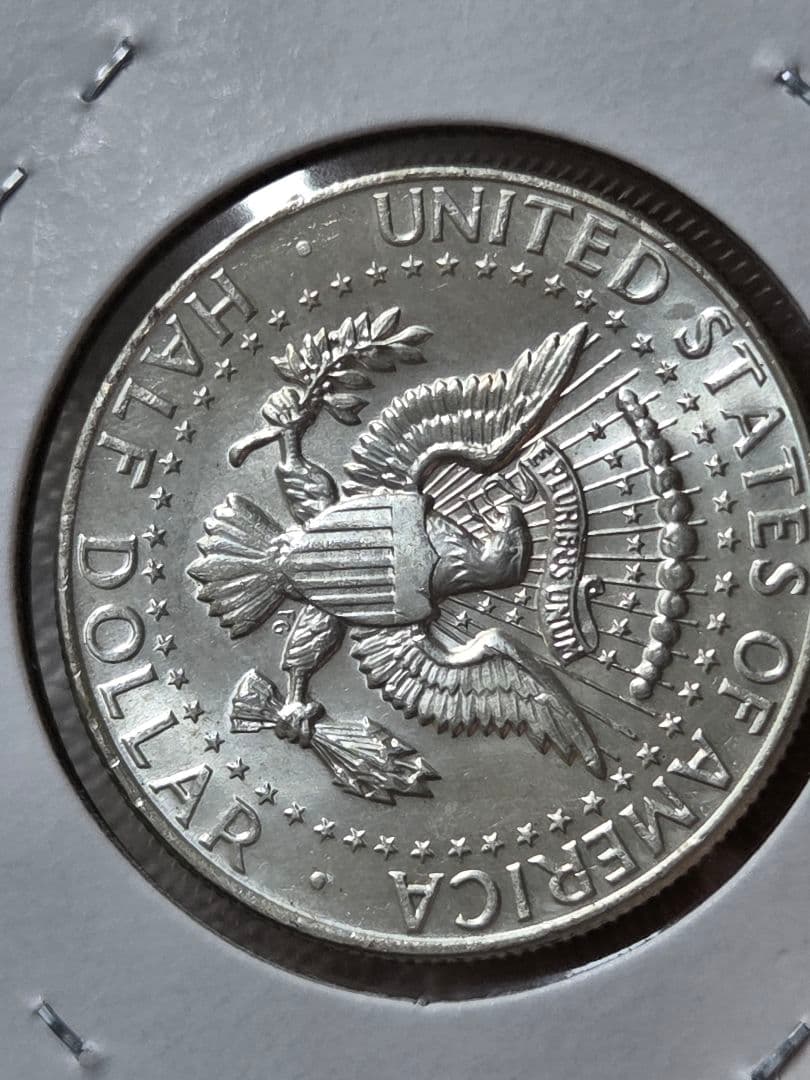 アメリカ合衆国　ケネディ大統領　ハーフダラー銀貨　1964