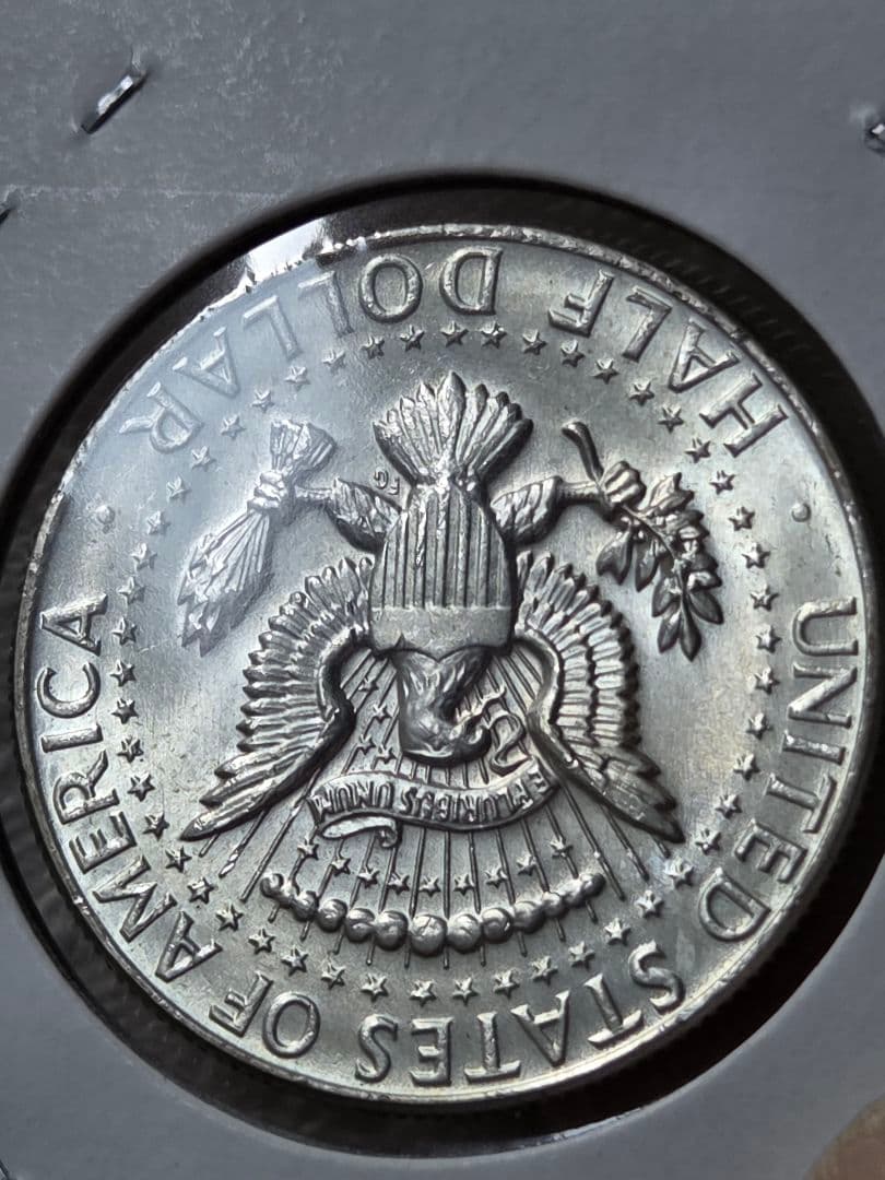 アメリカ合衆国　ケネディ大統領　ハーフダラー銀貨　1964