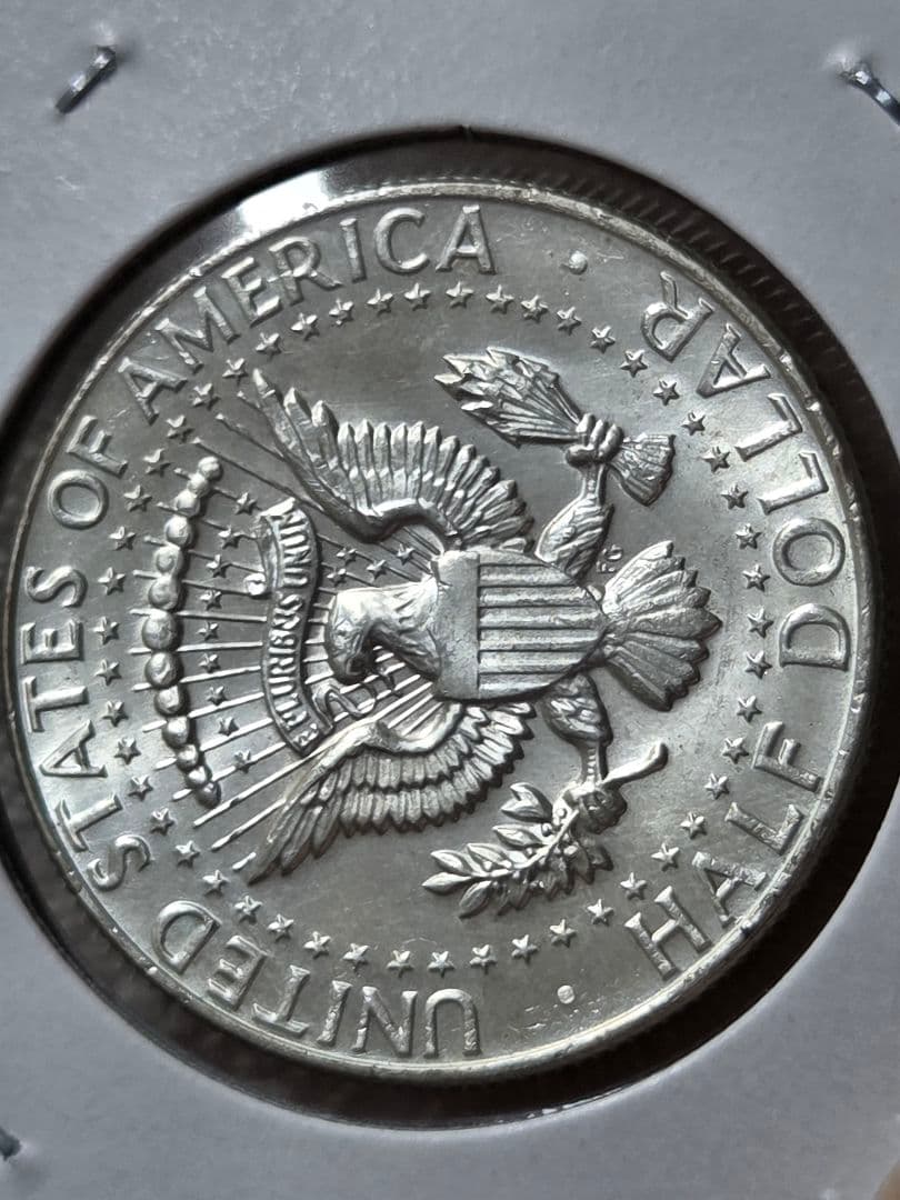 アメリカ合衆国　ケネディ大統領　ハーフダラー銀貨　1964