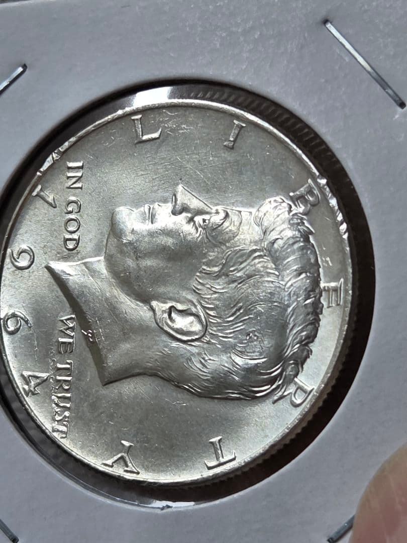 アメリカ合衆国　ケネディ大統領　ハーフダラー銀貨　1964