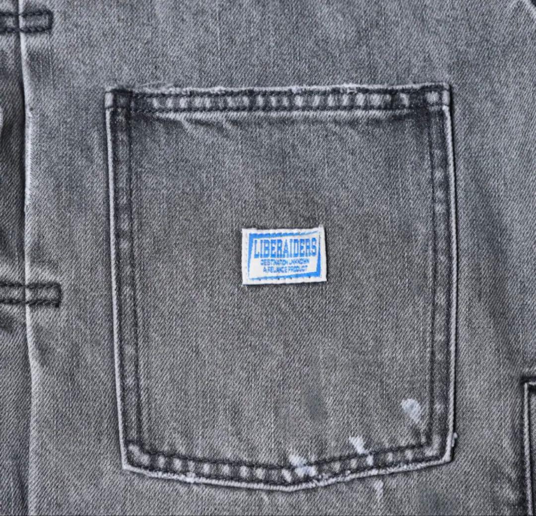 ジャケット・アウター LIBERAIDERS 23FW BLEACHED DENIM JACKET L