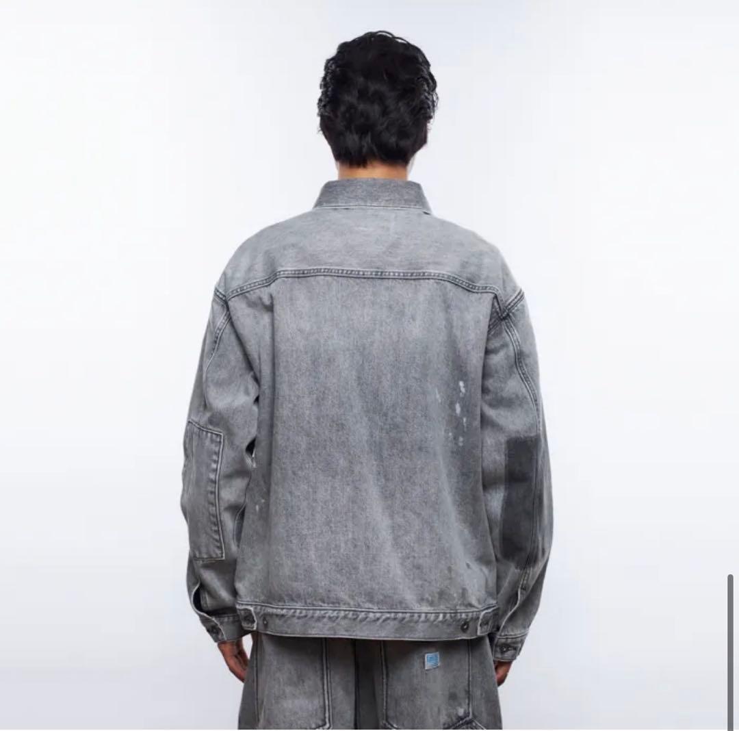 ジャケット・アウター LIBERAIDERS 23FW BLEACHED DENIM JACKET L