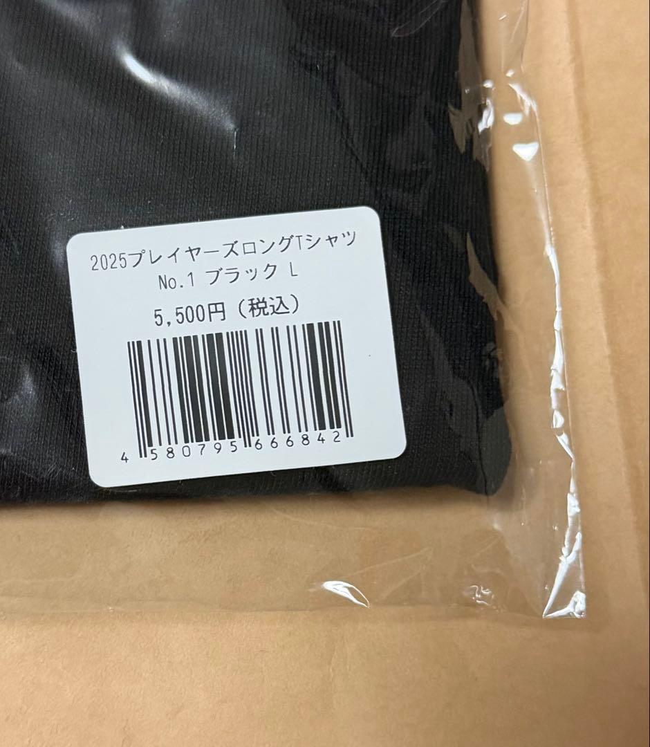 川島永嗣 ジュビロ磐田 プレイヤーズロングTシャツ ブラック Lサイズ