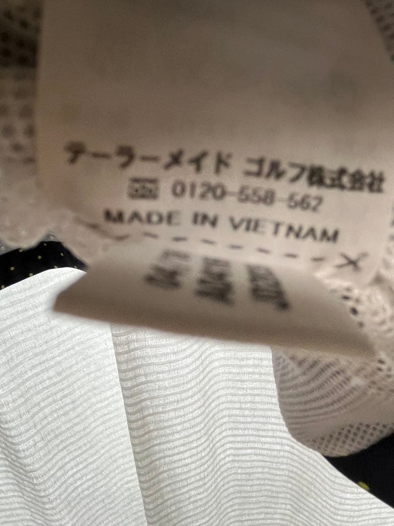 ★adidasゴルフ★レインコート★ドット柄★収納袋付き サイズL