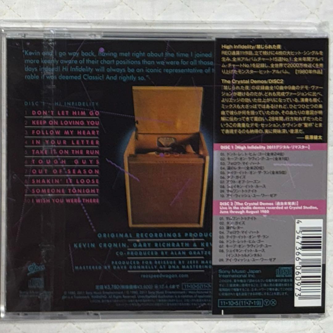 2CD！REO SPEEDWAGON / 禁じられた夜〜30周年記念エディション