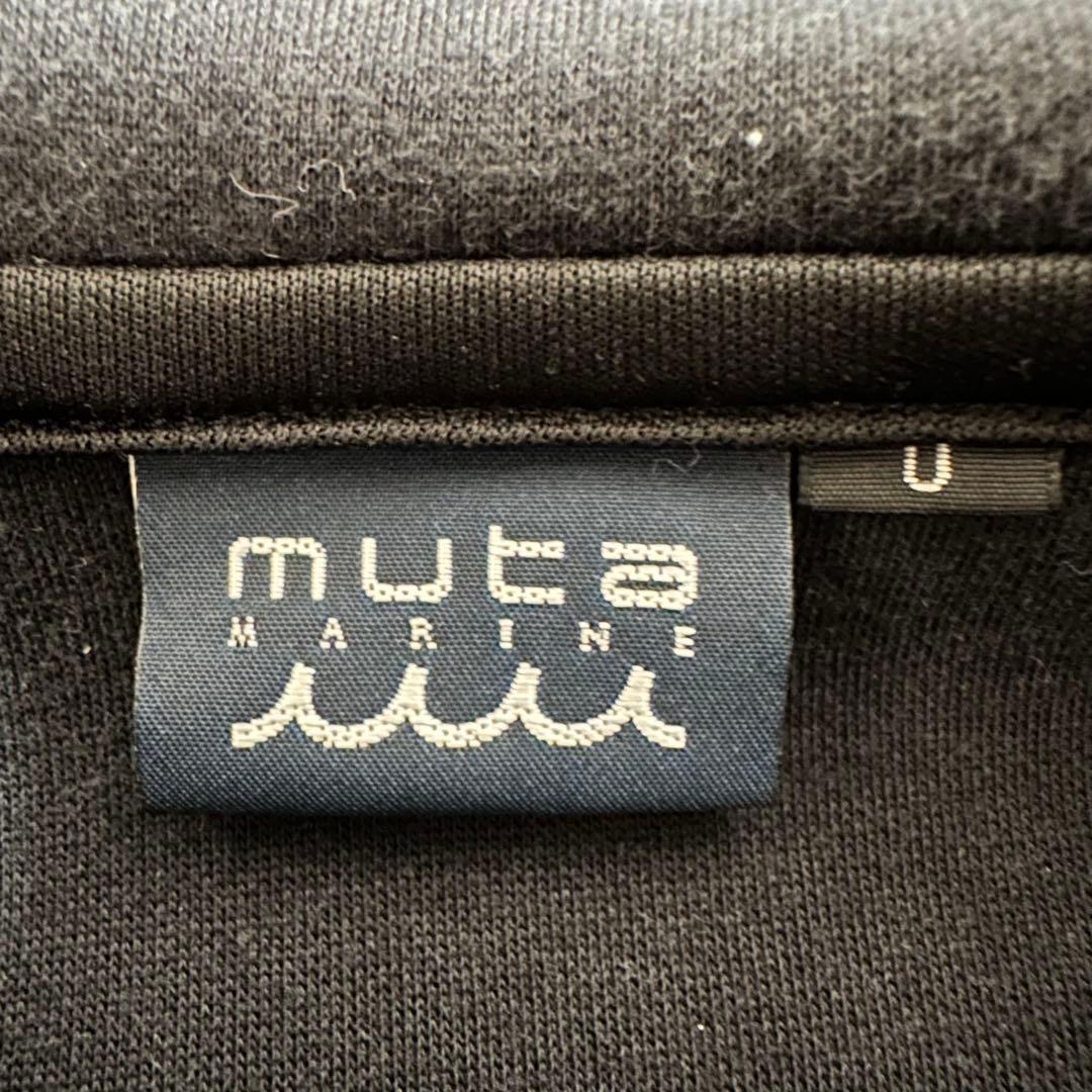 muta MARINE GOLF スウェット パーカー ブラック レディース