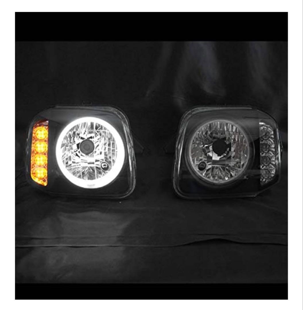 JB23 ジムニー ヘッドライト CCFLリング付き LED ウィンカーインナー