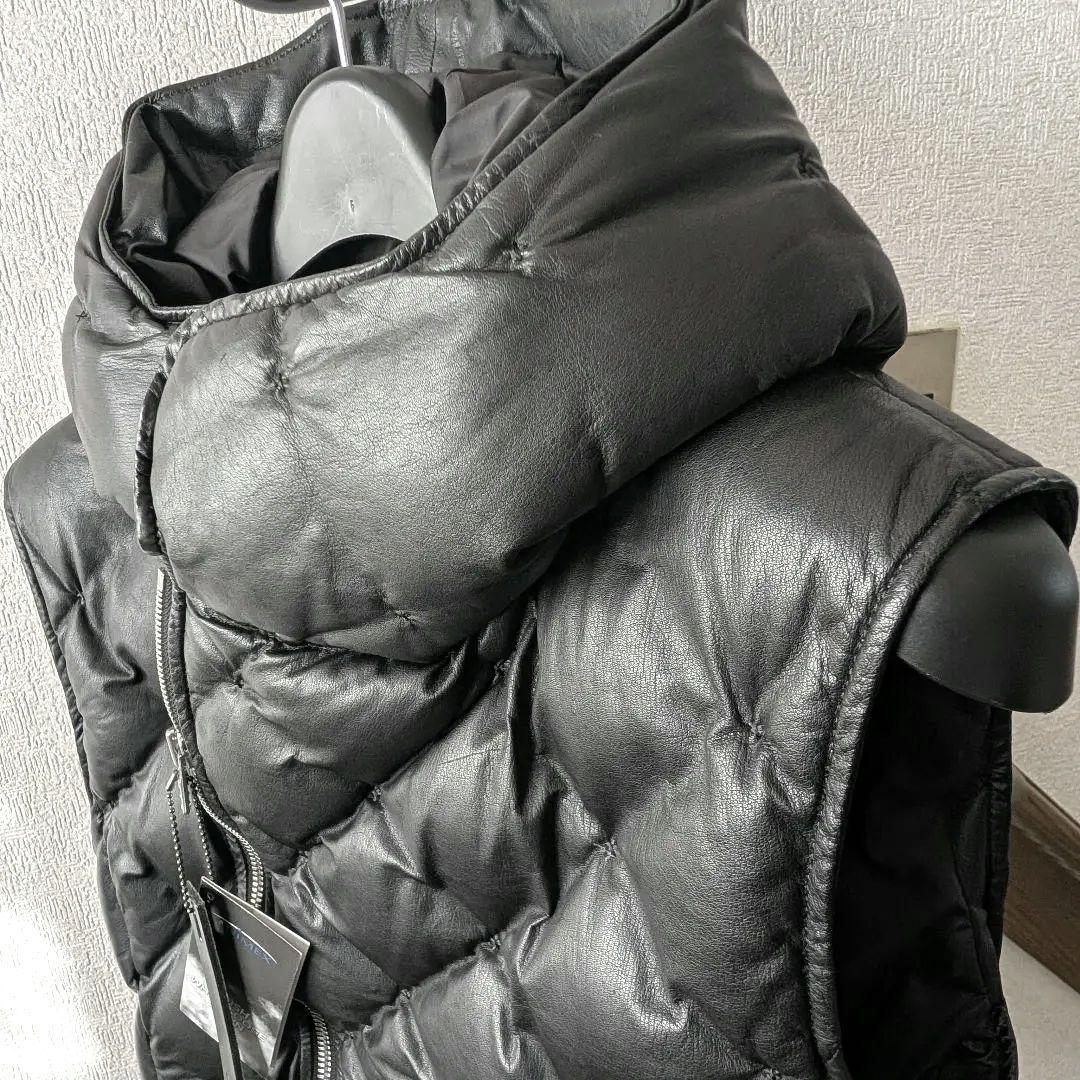 ISAMU KATAYAMA BACKLASH カンガルーレザーダウンベスト M