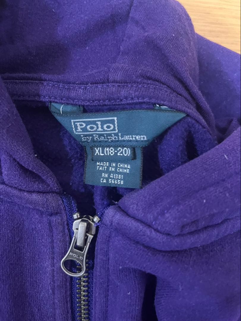 Polo by Ralph Lauren パープルパーカー s