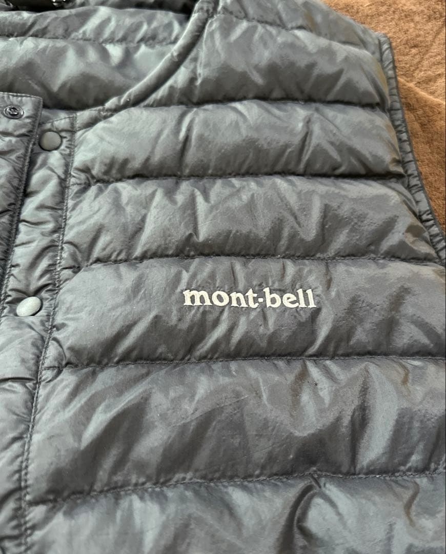 mont-bell モンベル　スペリオダウン ベスト　メンズ　Mサイズ　ブラック