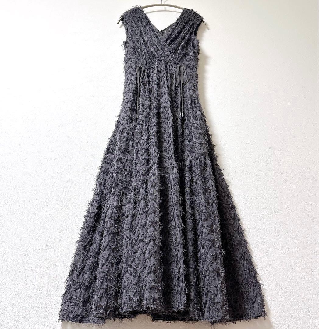 FRAY I.D ワンピース 1 フリンジジャガード カシュクール