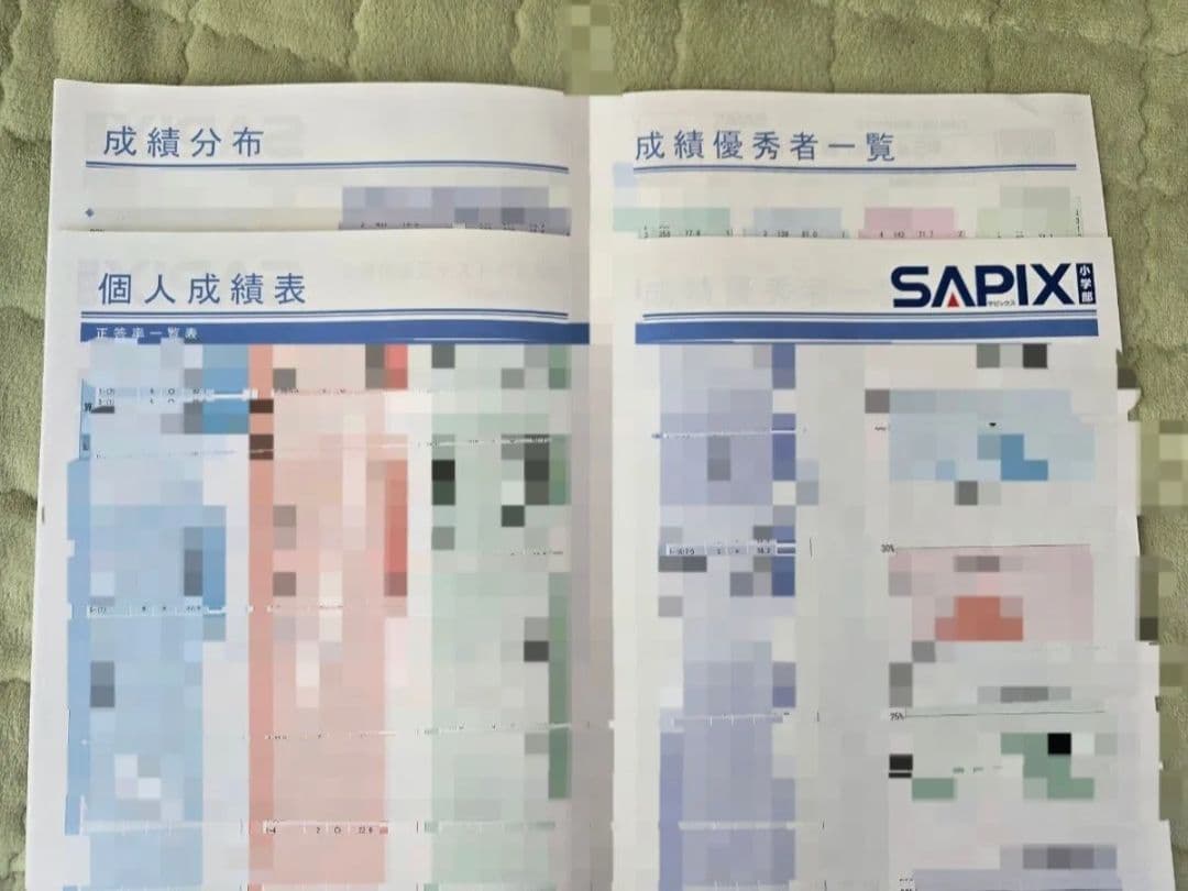【成績データ付/全12回】SAPIX 5年生 組分け確認復習マンスリー