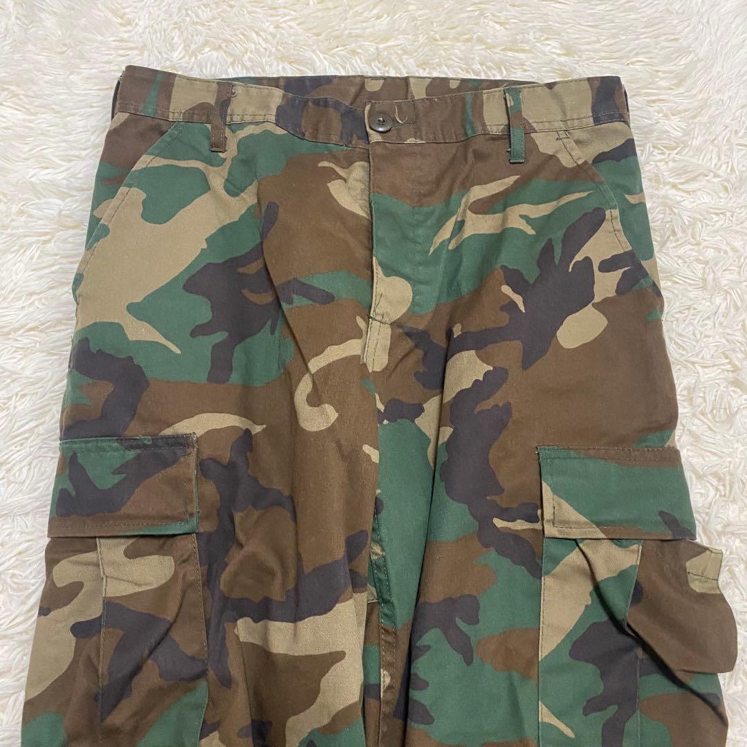 00s archive 極太 迷彩 buggy pants y2k teck M