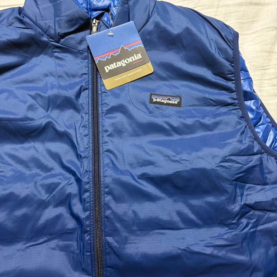 【新品未使用】patagonia マイクロパフ　ベスト　07年製　ブルー　XL