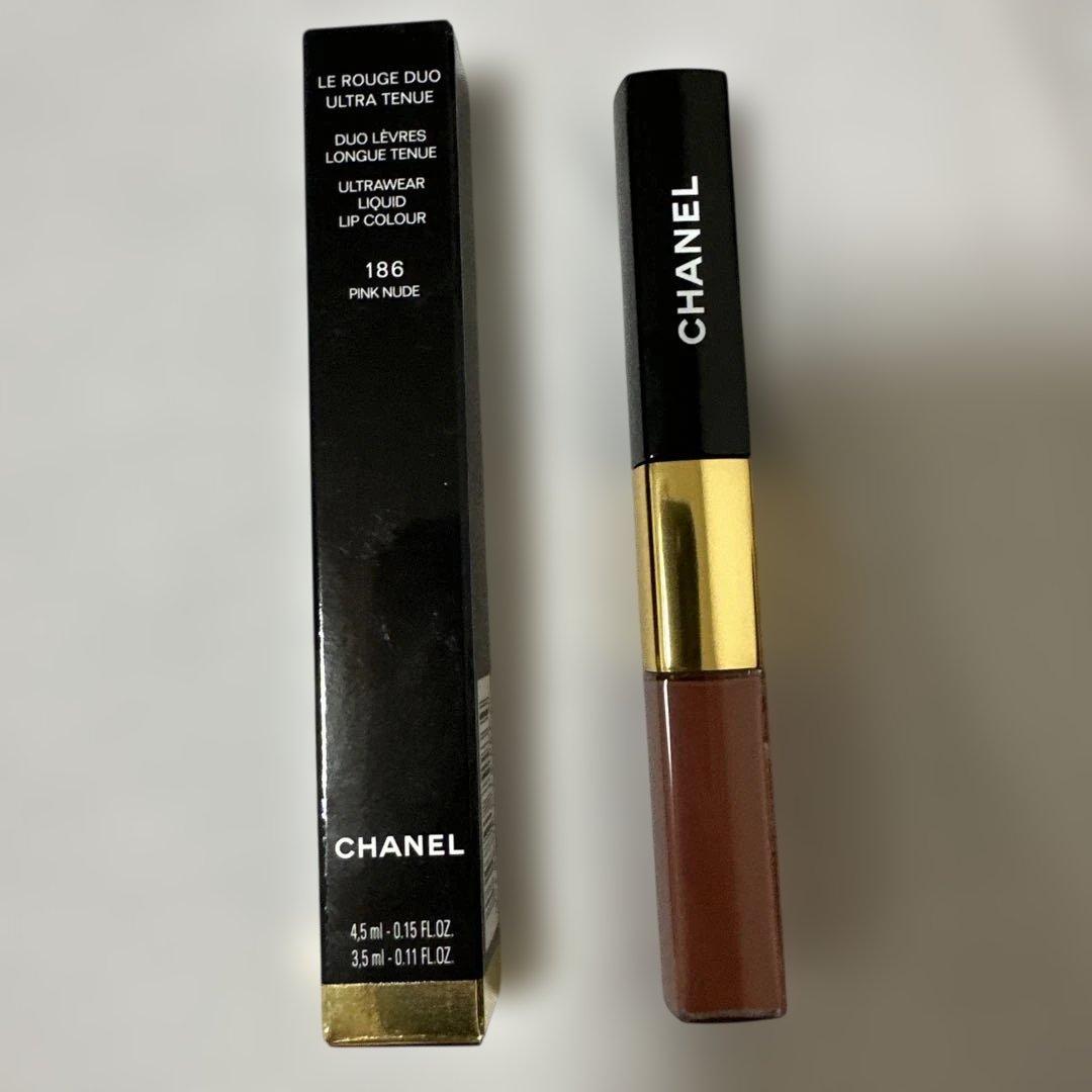 CHANEL ル ルージュ デュオ ウルトラ トゥニュ 186 ピンクヌード