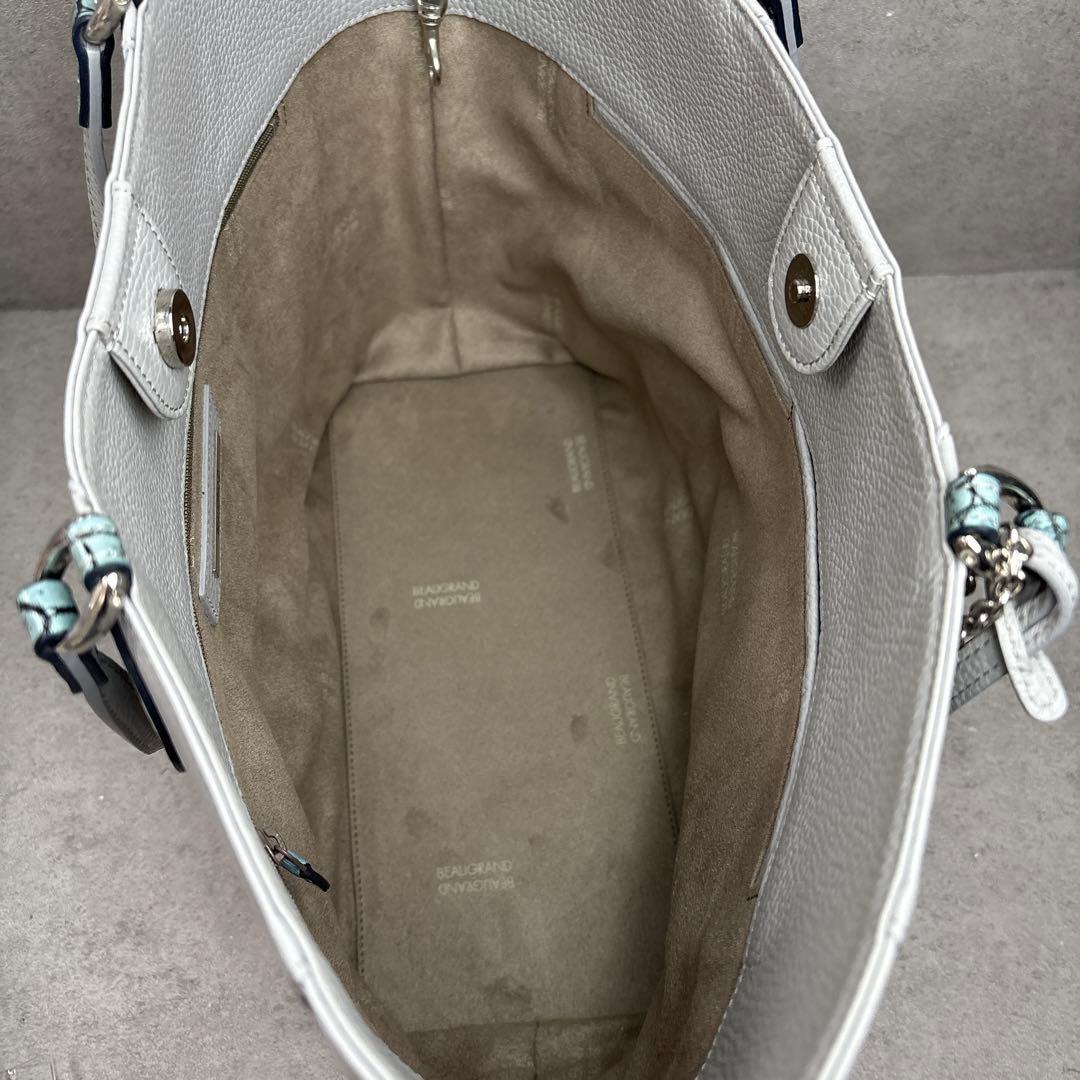 新品！ボーグランJRAクロコダイル　本牛革製トートバッグADMJタマミワタナベ
