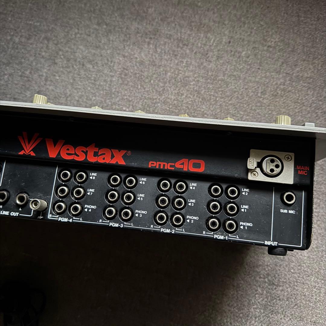 Vestax PMC-40 DJミキサー HOUSE LOUDスイッチ
