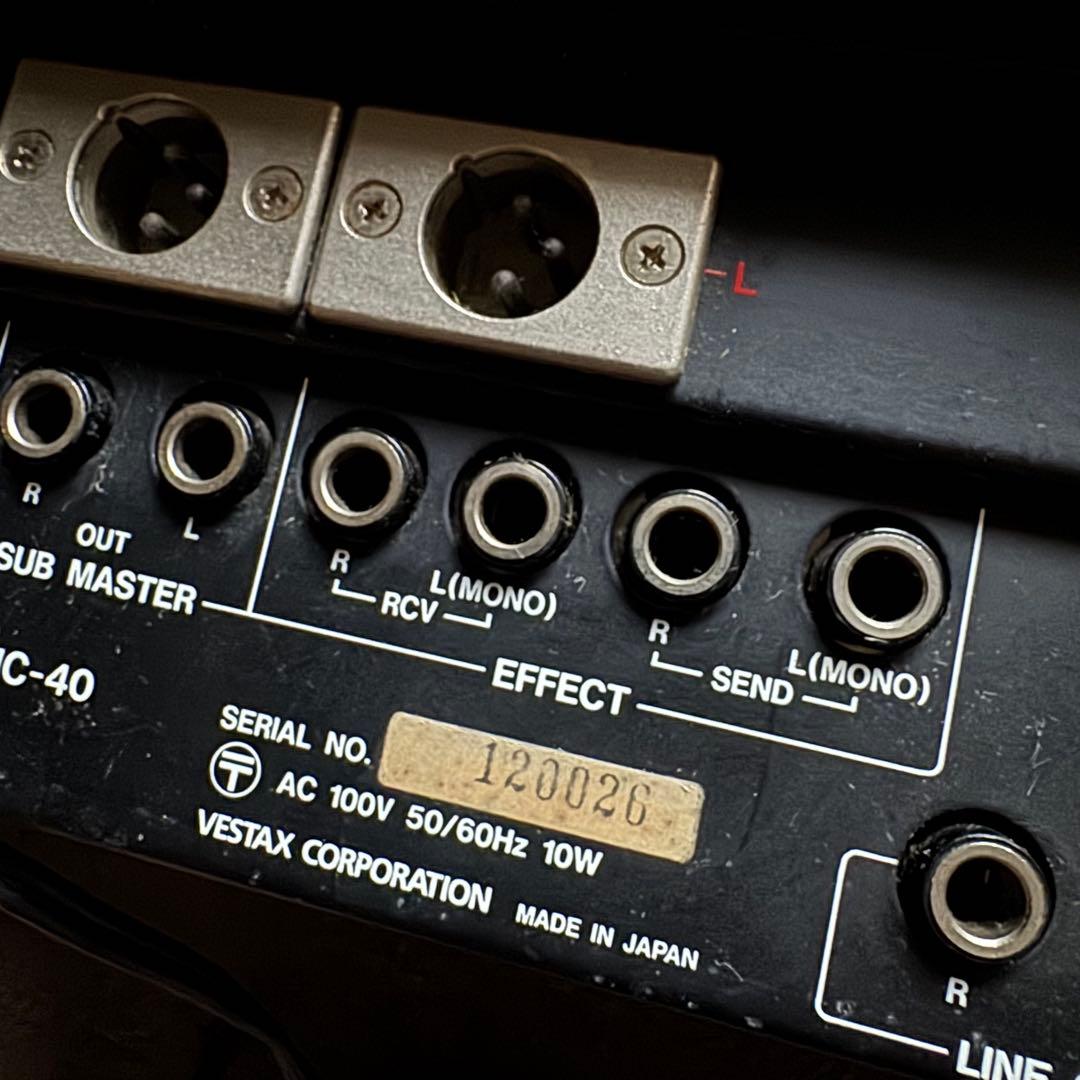 Vestax PMC-40 DJミキサー HOUSE LOUDスイッチ
