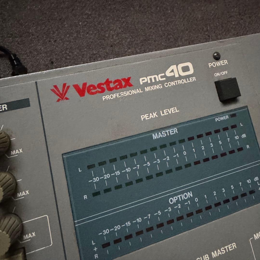 Vestax PMC-40 DJミキサー HOUSE LOUDスイッチ