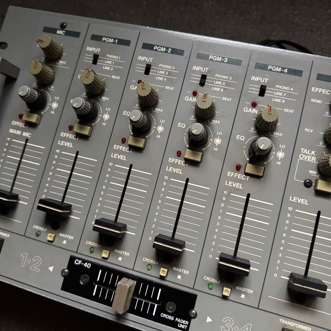 Vestax PMC-40 DJミキサー HOUSE LOUDスイッチ