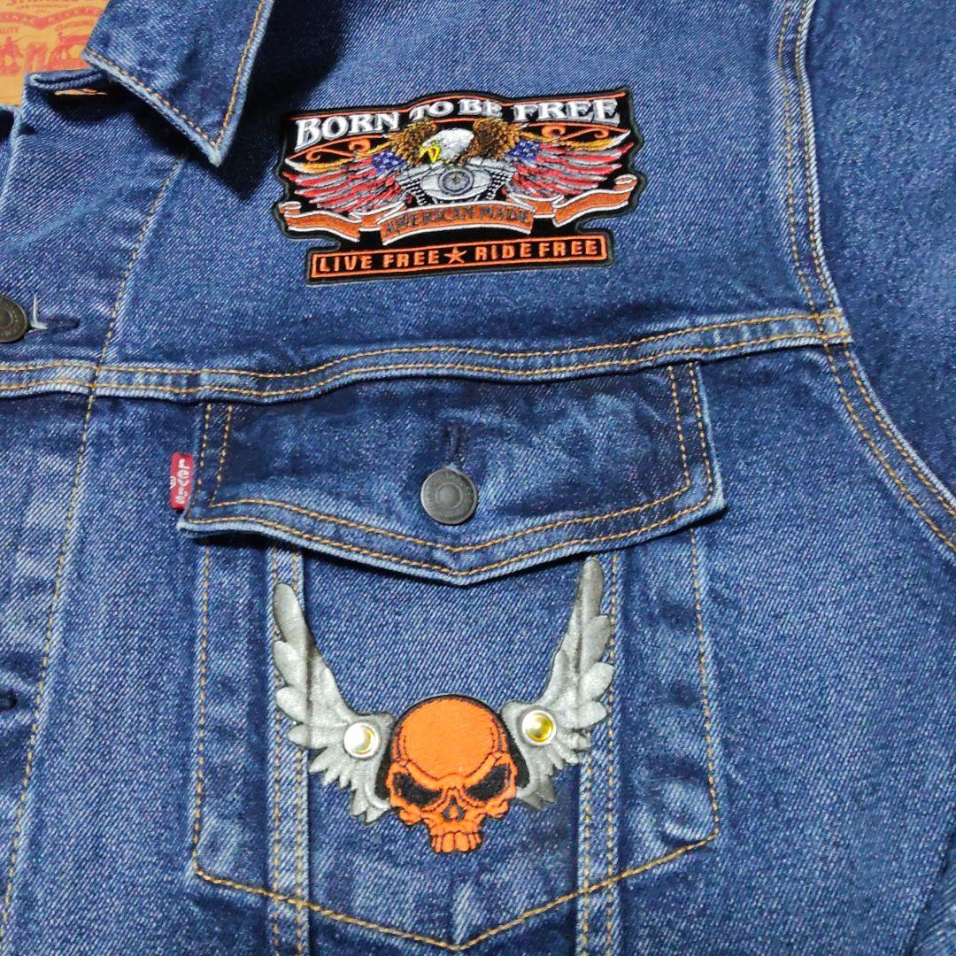 LEVI’S　Gジャン デニムジャケットワッペン　メンズ　SIZE 2XL