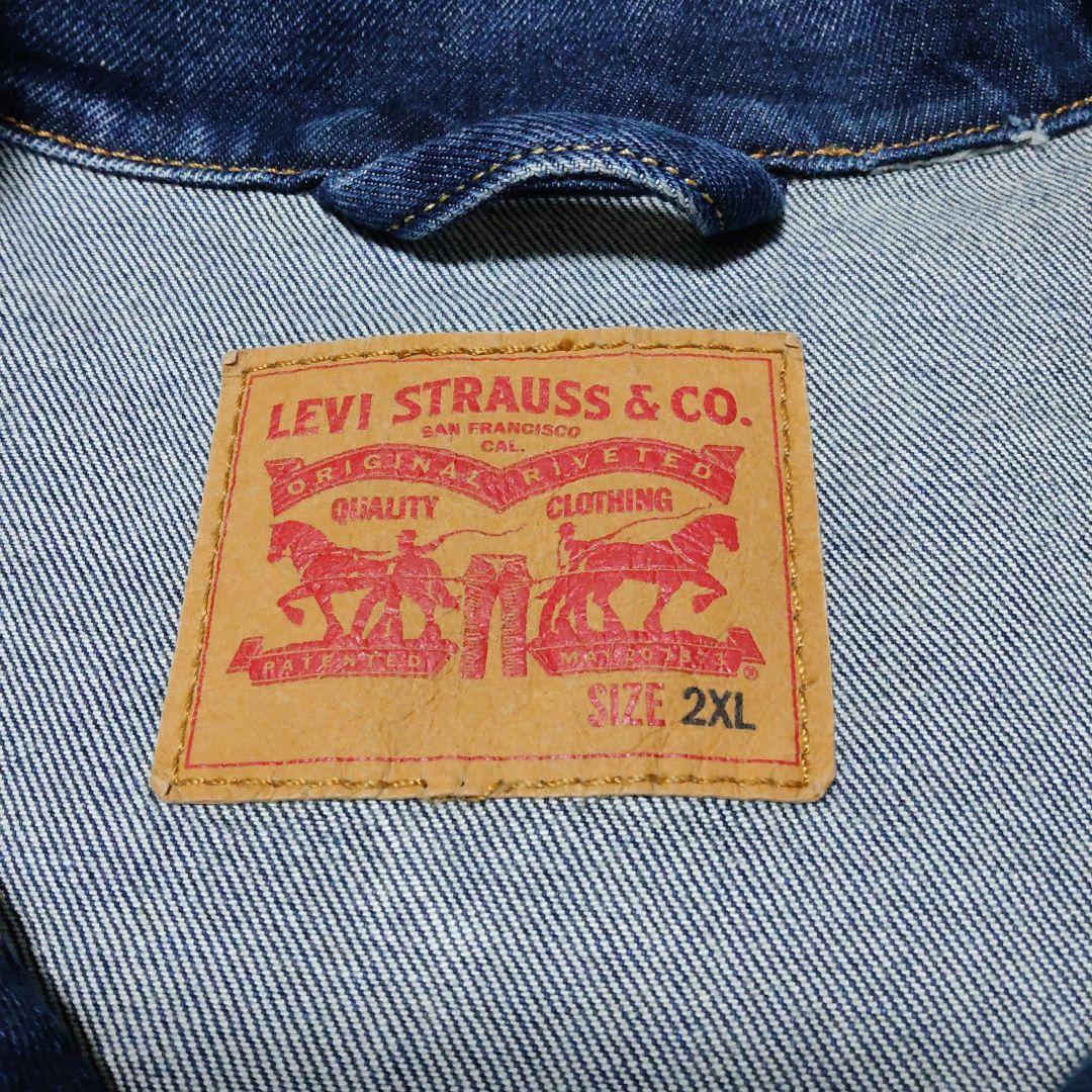 LEVI’S　Gジャン デニムジャケットワッペン　メンズ　SIZE 2XL