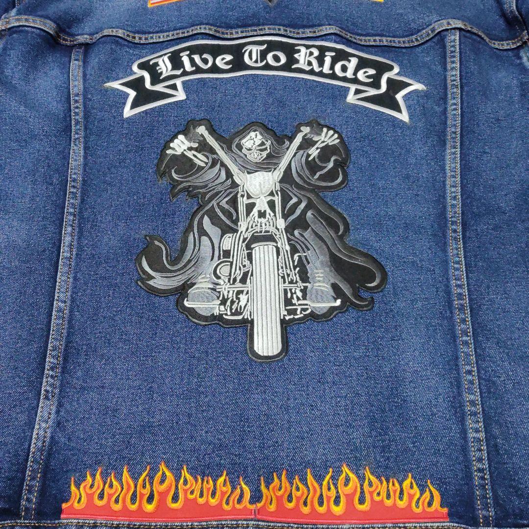 LEVI’S　Gジャン デニムジャケットワッペン　メンズ　SIZE 2XL