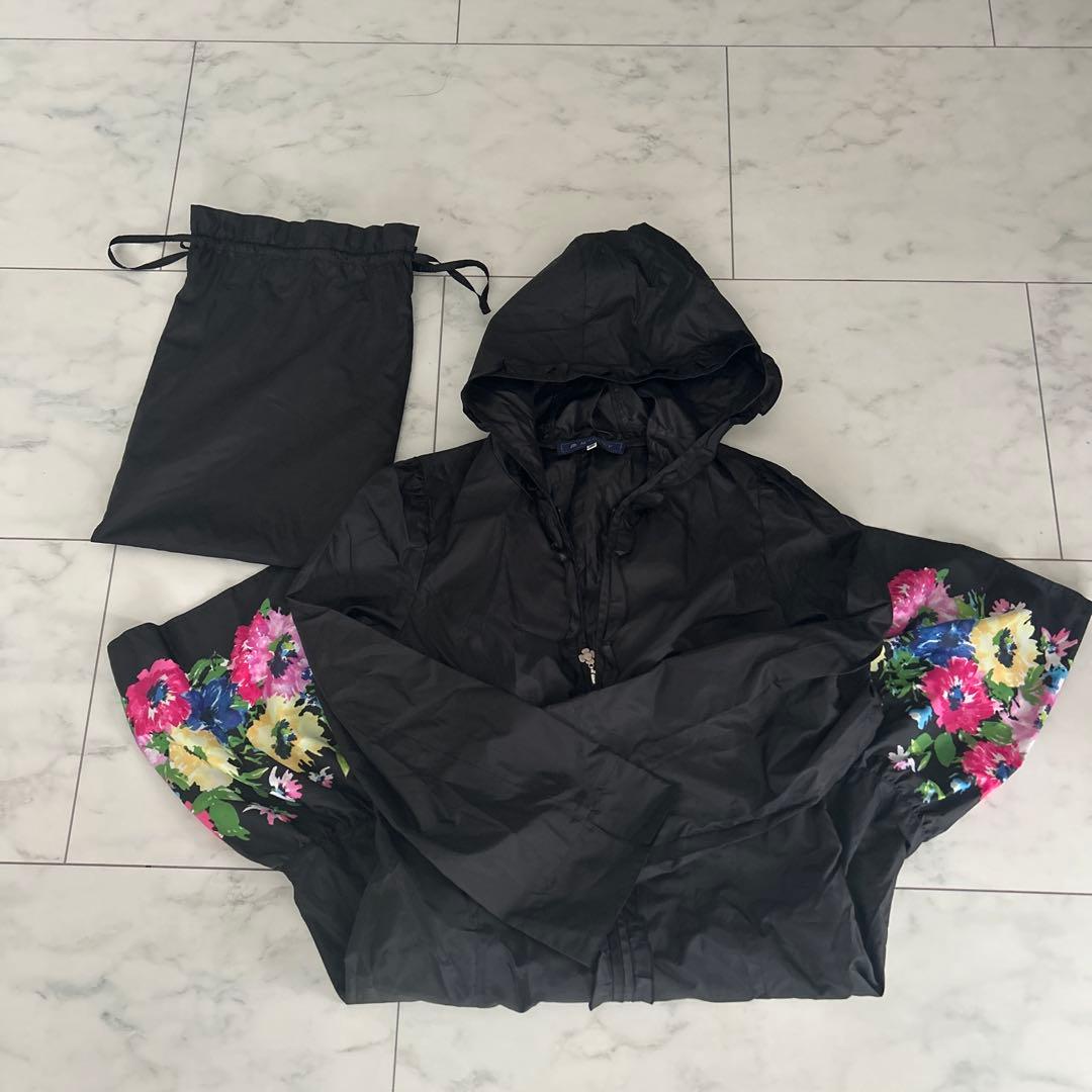 MS GRACY 花柄裾 レインコート