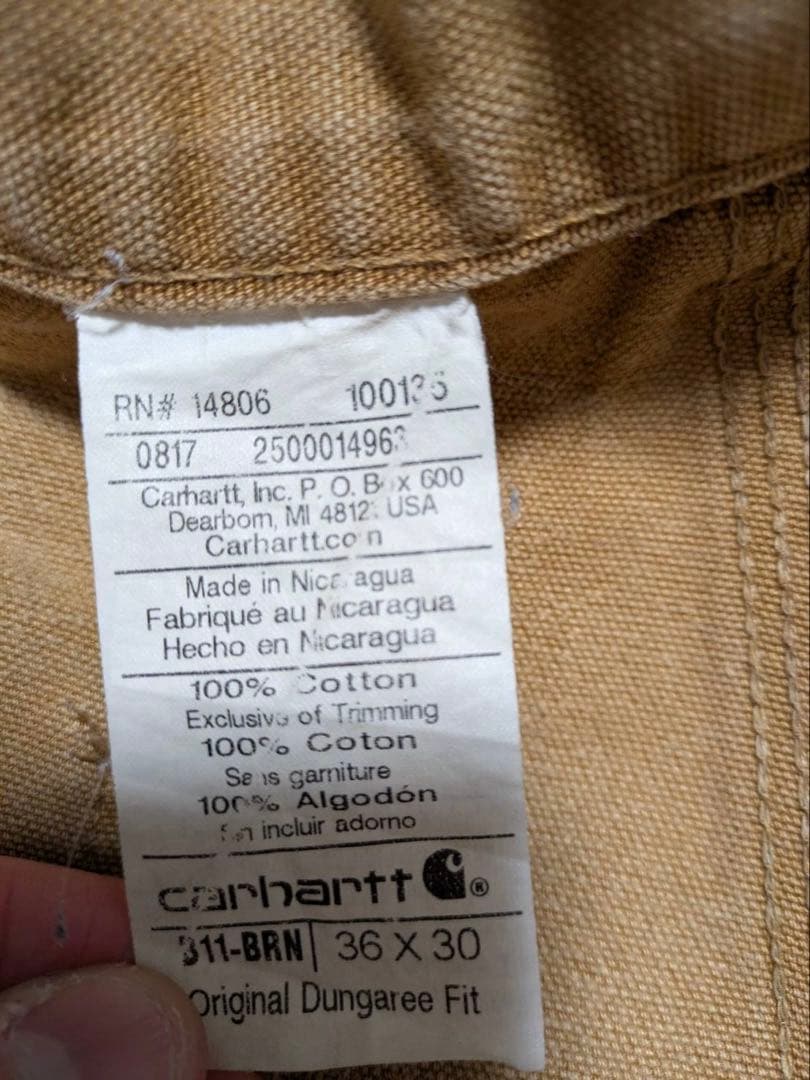 Carhartt ダブルニー ワークパンツ 36×30