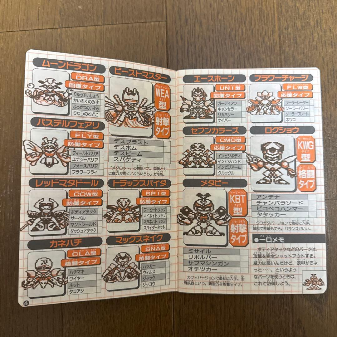 コミックボンボン　メダロット付録集