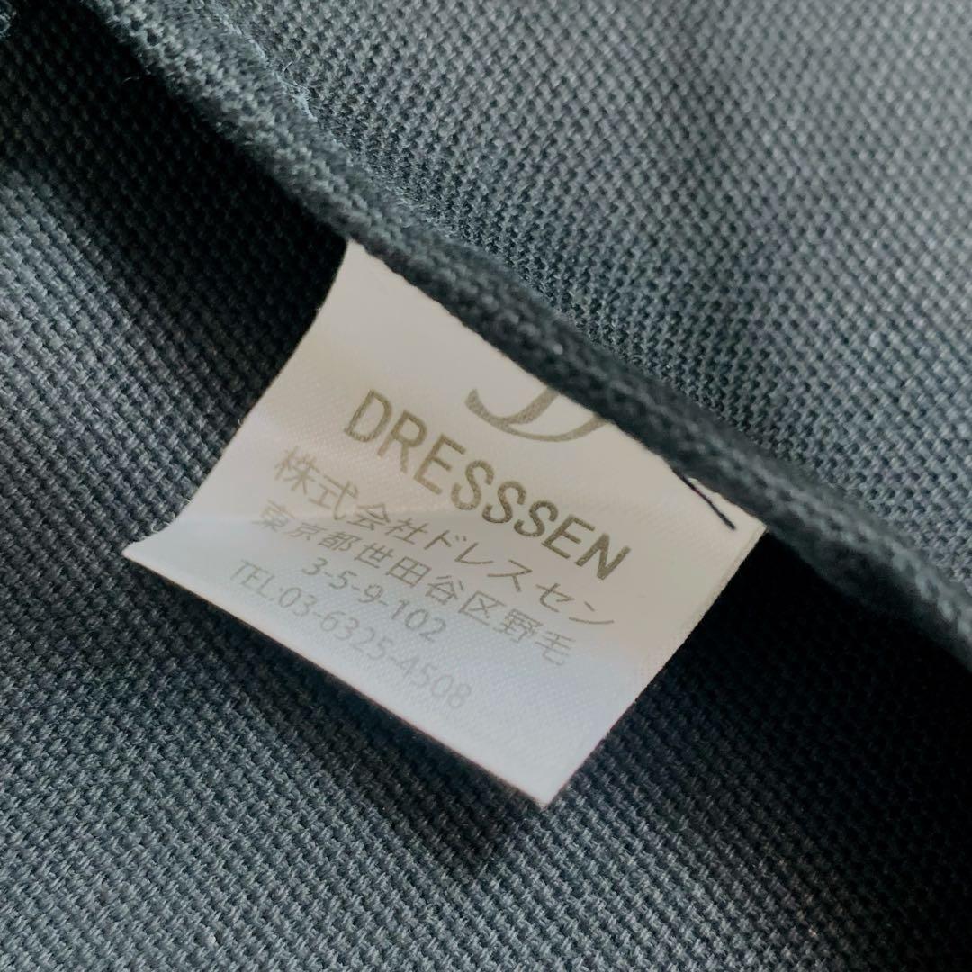 新品タグ付き未使用品 DRESSSEN ドレスセン プリントエプロン