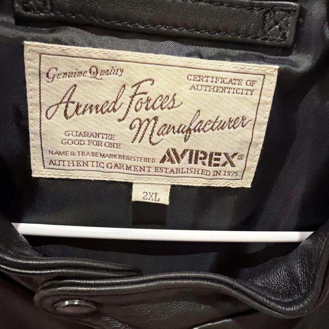 AVIREX U.S. NAVY SEALS ライダースジャケット 2XL 美品