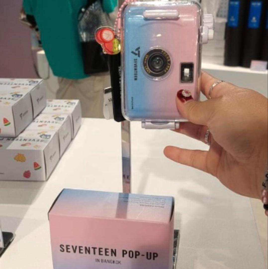 海外限定　seventeen トイカメラ POP-UP IN BANGKOK